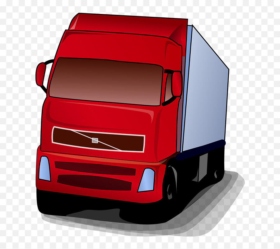 Transparent Moving Truck Clipart - Commercial Vehicle Emoji,Moving Truck Clipart