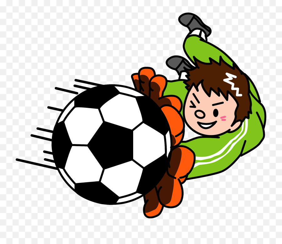 Football Goalie Clipart - Soccer Goalie Clipart Emoji,Soccer Clipart