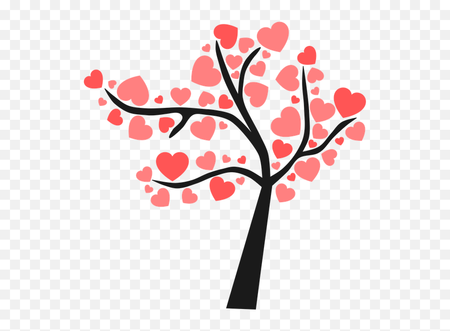 Download Arbol De Corazones Png Png - Transparent Love Tree Png Emoji,Corazones Png