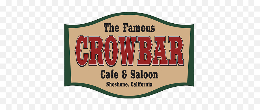 Crowbar Cafe U0026 Saloon Shoshone Village - Language Emoji,Crowbar Png