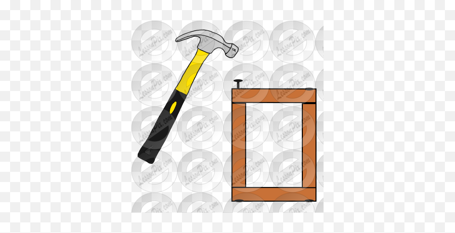 Make Picture For Classroom Therapy Use - Great Make Clipart Framing Hammer Emoji,Make Clipart