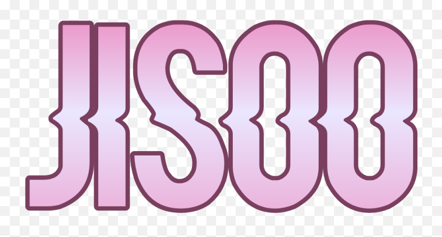 Jisoo Blackpink Name Bp Sticker By Yoo Lia - Solid Emoji,Black Pink Logo