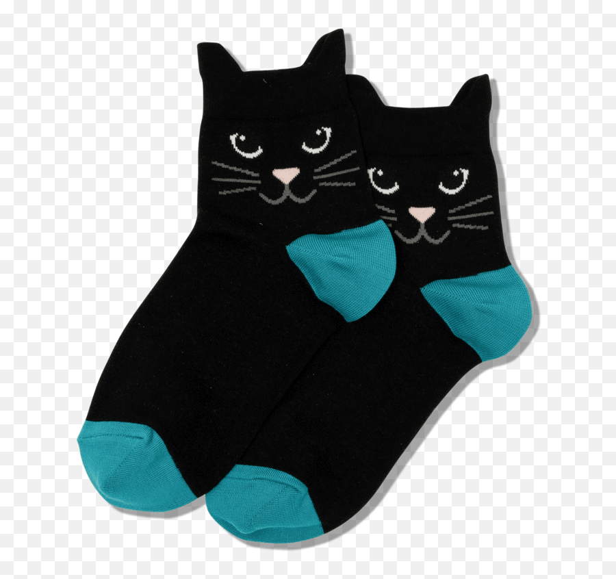 Womens Cat Ears Anklet Socks Emoji,Cat Ears Transparent