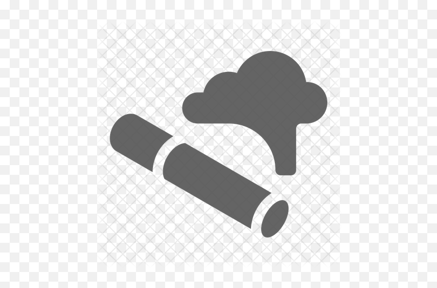 Free Cigarette Smoke Icon Of Glyph - Cylinder Emoji,Cigar Smoke Png