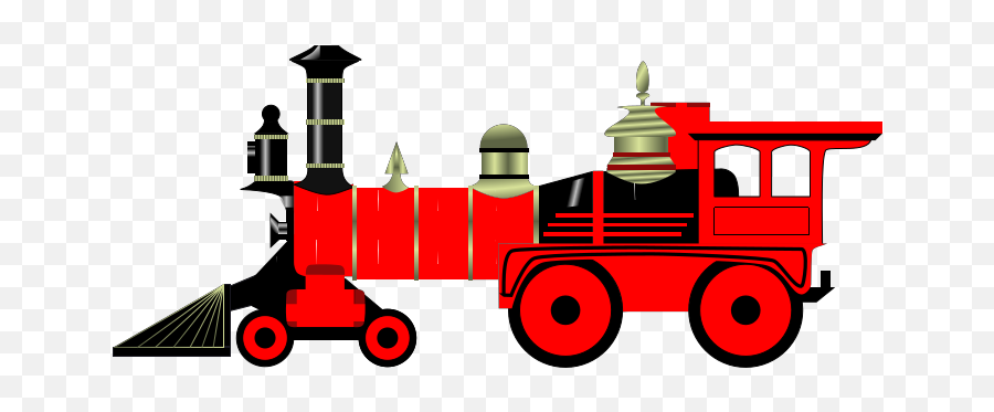 Red Steam Train Svg Vector Red Steam Train Clip Art Emoji,Steam Locomotive Clipart