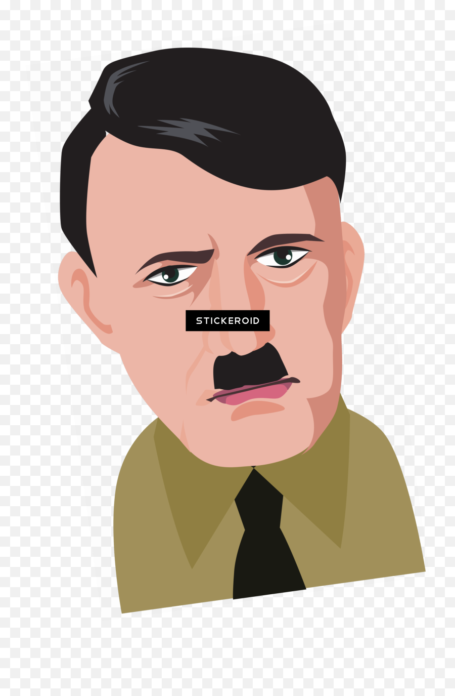 Download Hd Adolf Hitler - Cartoon Transparent Png Image Emoji,Adolf Hitler Png