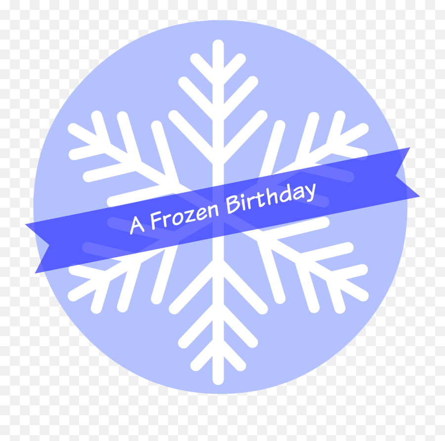 A Frozen Birthday Party - Snowflake Emoji,Frozen 2 Logo