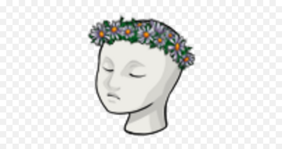Daisy Flower Crown Tattered Weave Wikia Fandom Emoji,White Daisy Png
