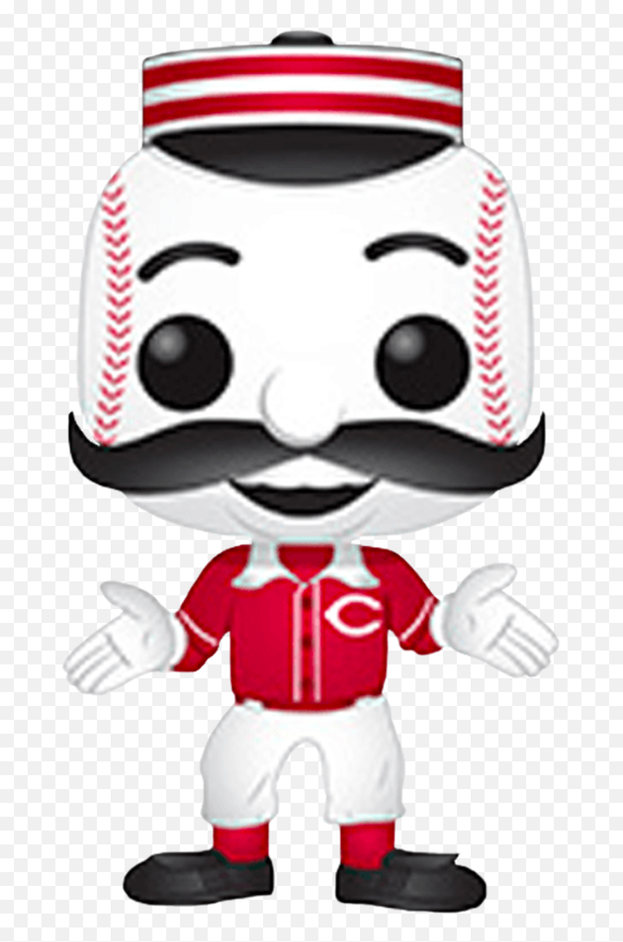 Mlb Baseball - Mr Redlegs Cincinnati Reds Mascot Pop Emoji,Cincinnati Reds Logo Png