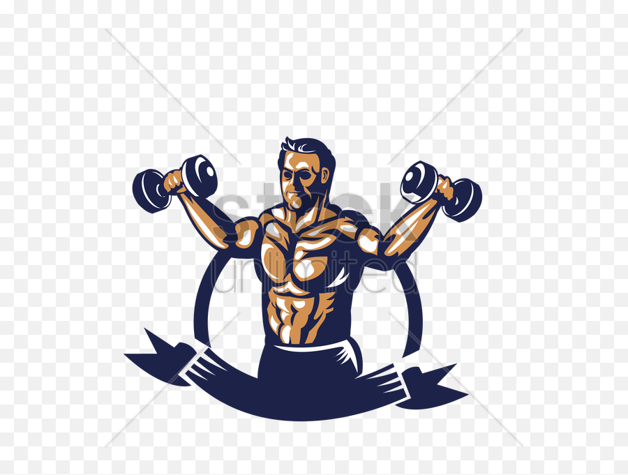 Dumbbells Clipart Group Fitness - Bodybuilder Clipart Transparent Emoji,Dumbbell Clipart