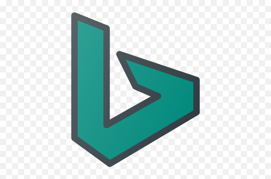 Bing Brand Brands Logo Logos Icon - Vertical Emoji,Bing Logo