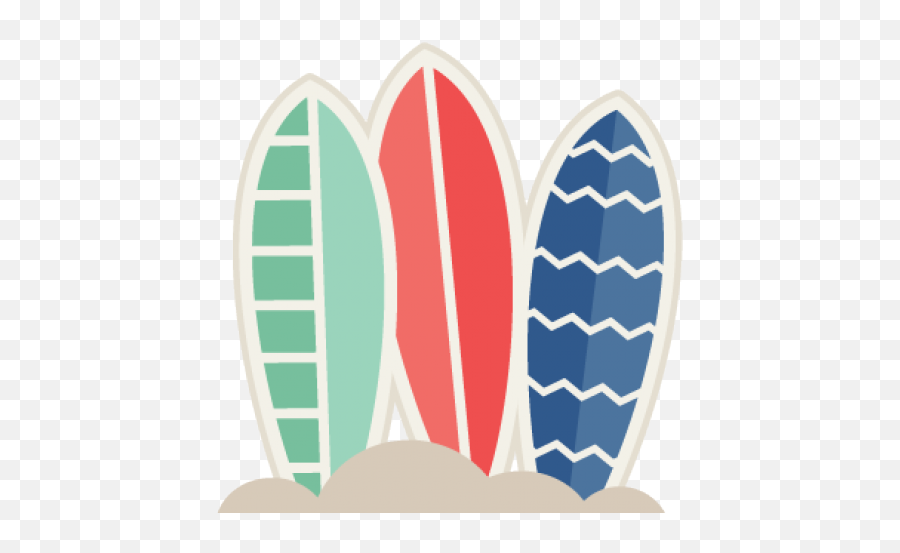 Download Hd Banner Free Library Cool Clipart Surfboard - Transparent Background Surf Board Clip Art Emoji,Cool Clipart