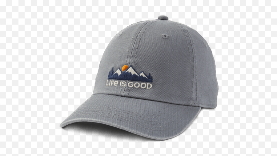 Life Is Good Lig Mountains Chill Cap - For Baseball Emoji,Life Is Good Logo