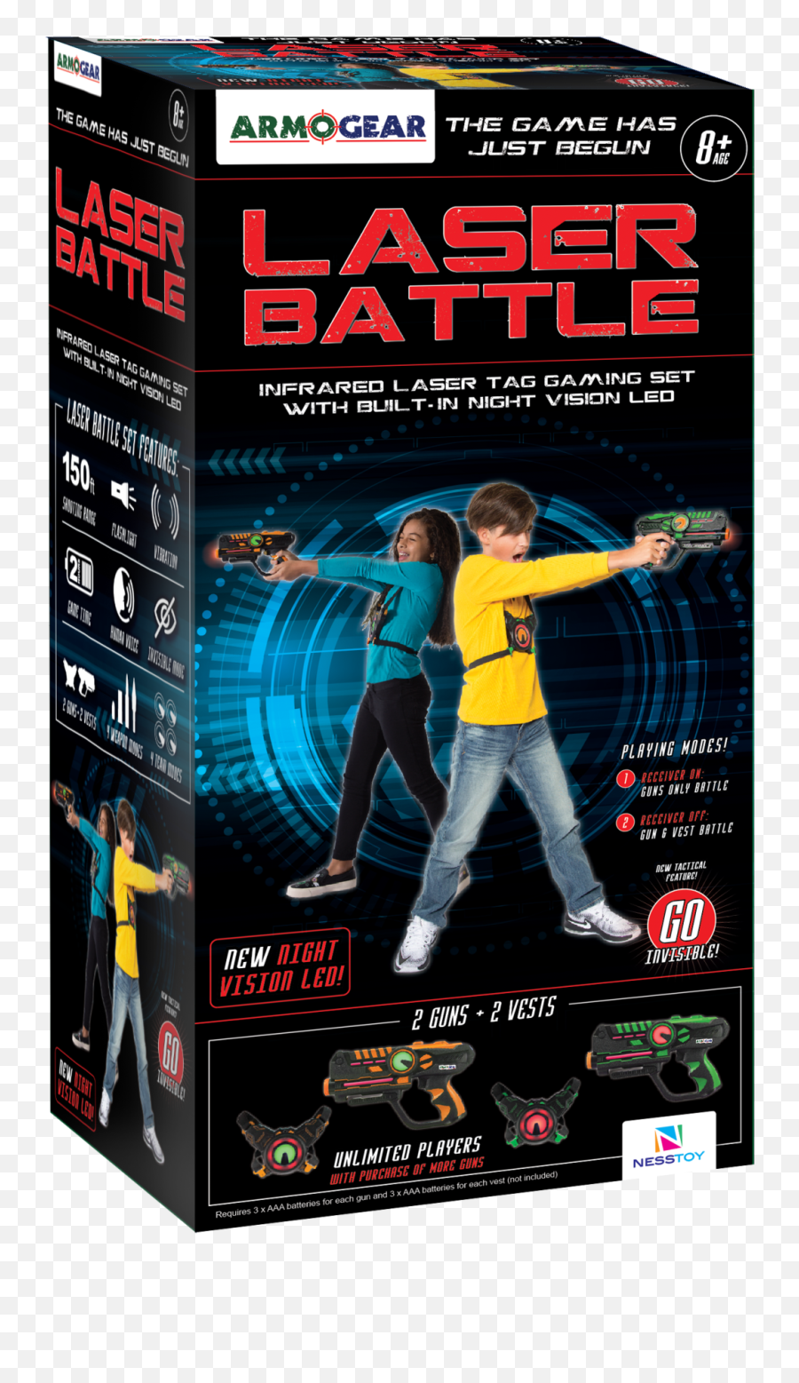 2 Pack Laser Battle Guns - Red U0026 Blue Laser Emoji,Red Laser Png