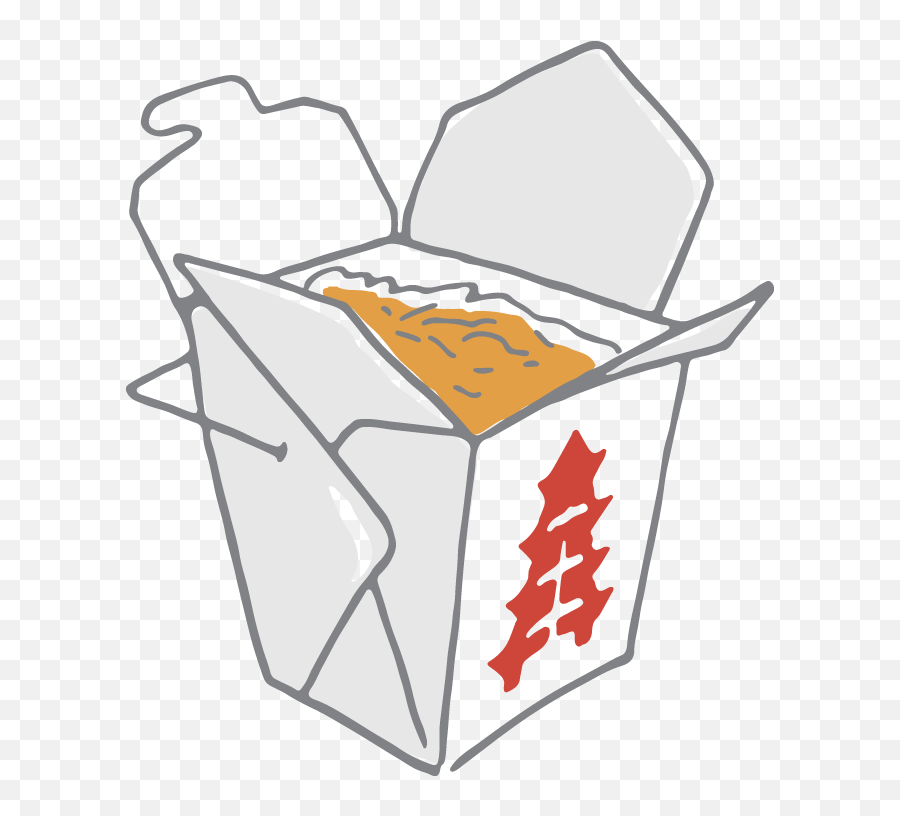 558 Chinese Take - Transparent Background Chinese Takeout Clipart Emoji,Chinese Food Clipart