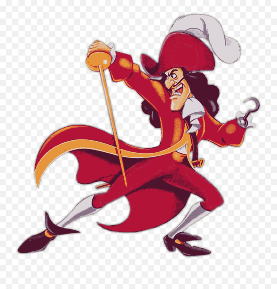 Free Captain Hook Png Transparent - Captain Hook Cartoon Png Emoji,Hook Png