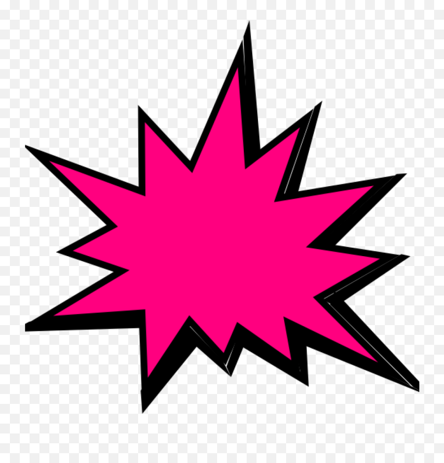 Pow Clipart Pink Comic Pow Clip Art Emoji,Pow Clipart
