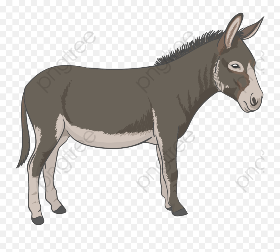 Democratic Donkey Png - Little Animal And Cartoon Wolf Emoji,Democrat Donkey Png