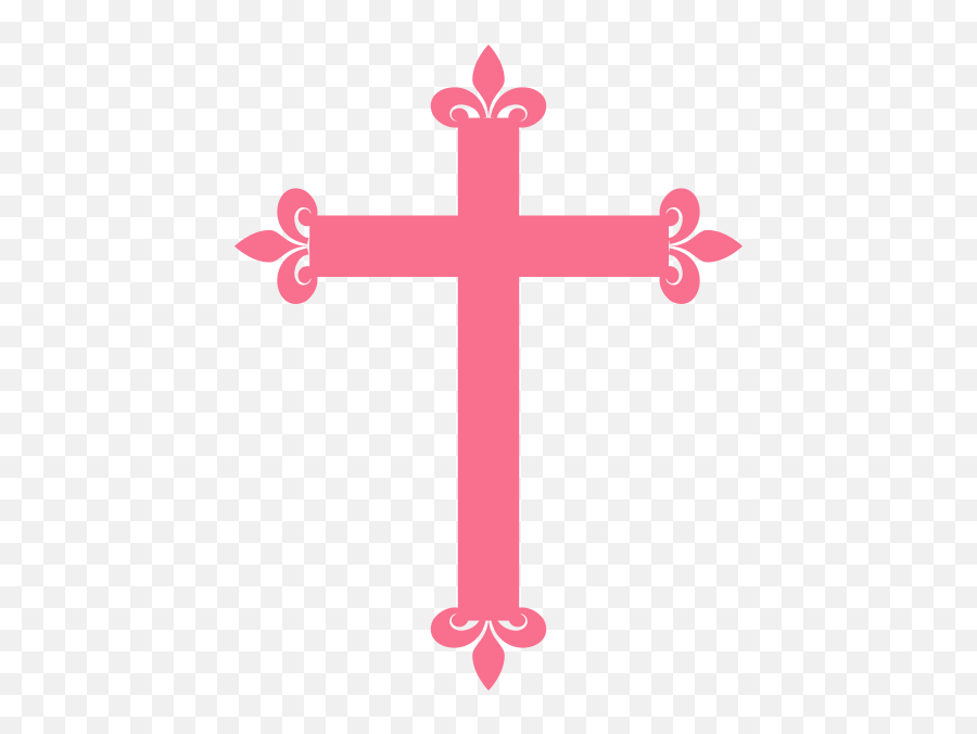 Pink Cross Clip Art At Clkercom - Vector Clip Art Online Emoji,Fingers Crossed Clipart