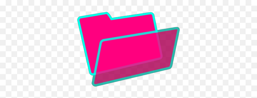 Pinkblue Folder Png Svg Clip Art For Web - Download Clip Emoji,Blue Folder Clipart