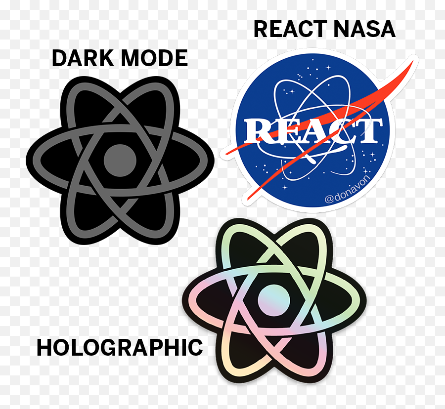 React Stickers - Kennedy Space Center Emoji,React Logo