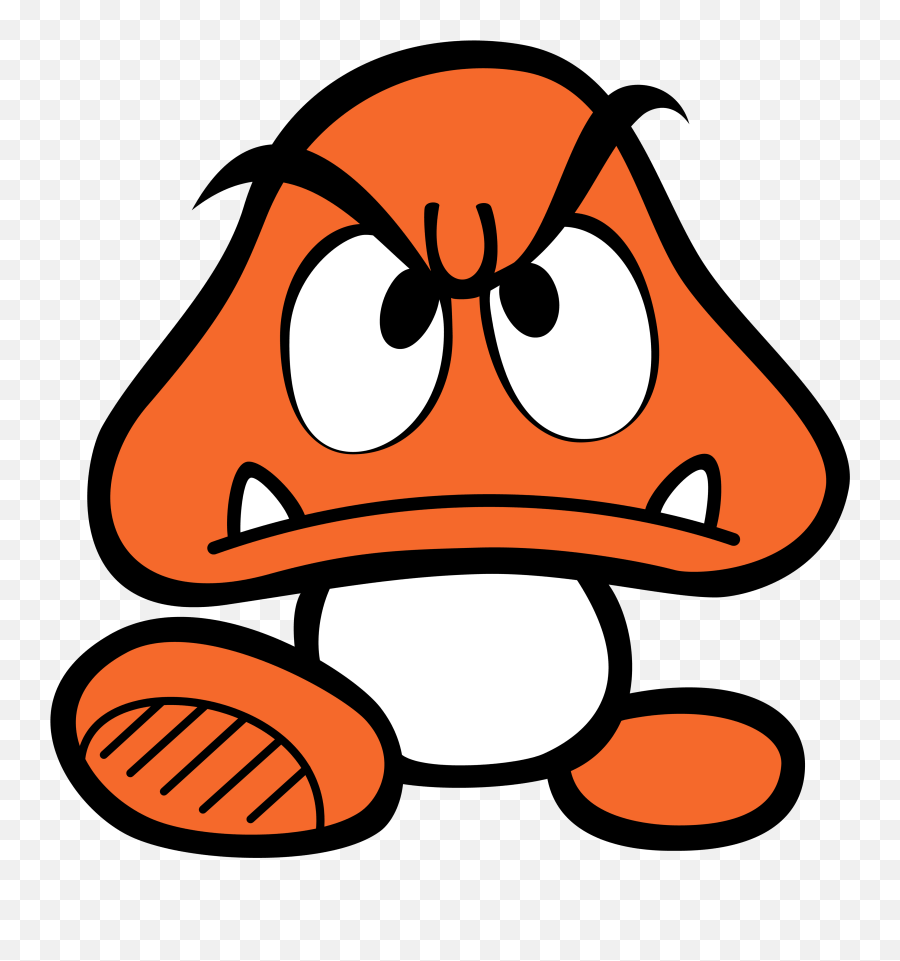Download Mario Mushroom Png - Super Mario Bros Goomba Artwork Emoji,Mario Clipart