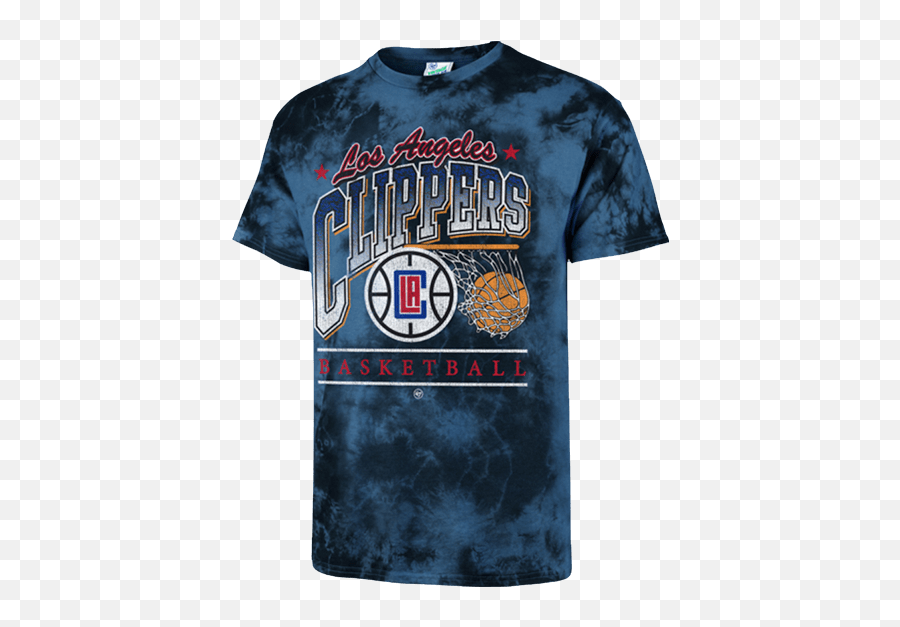 Clippers Colors - Short Sleeve Emoji,La Clippers Logo