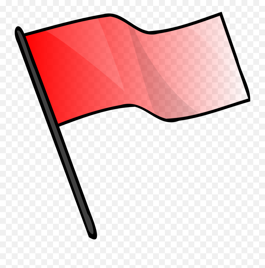 Shining Red Flag Clipart Free Image - Plain Flag Clip Art Emoji,Flag Clipart