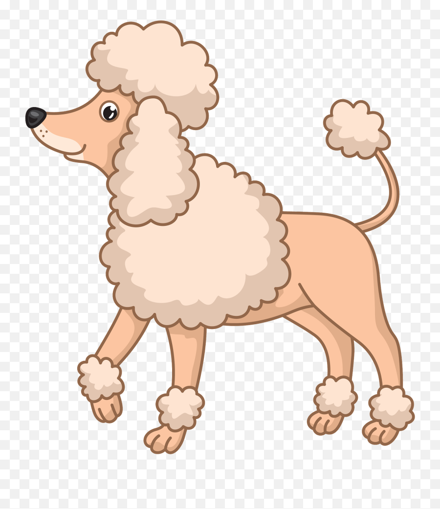 Poodle Clipart - Curly Emoji,Poodle Clipart