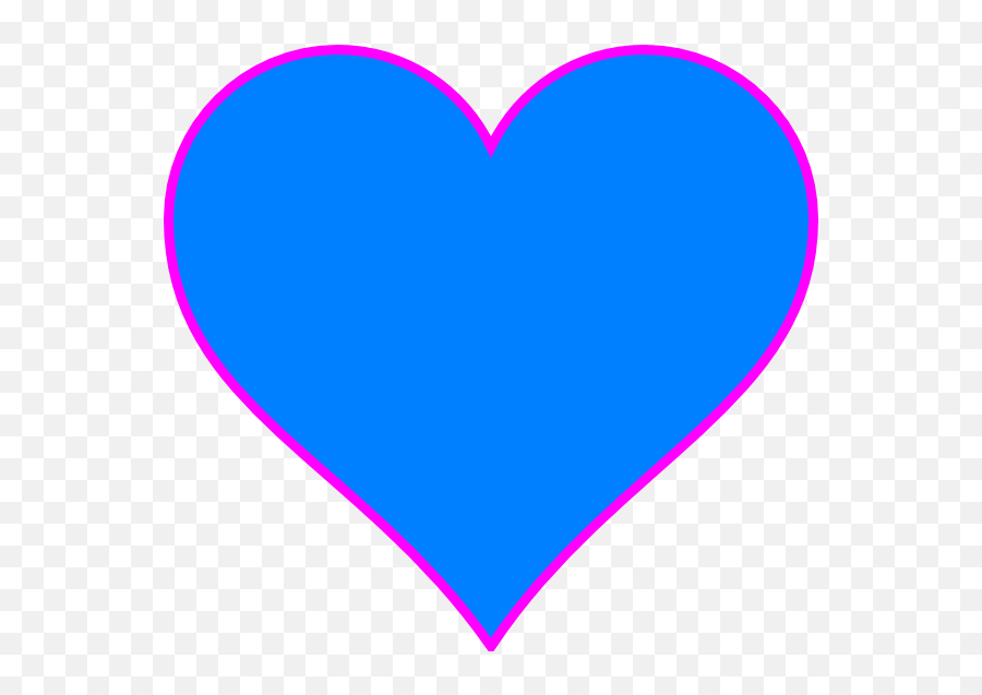 Blue Heart Clipart Png Png - Pink And Blue Heart Love Emoji,Heart Clipart Png