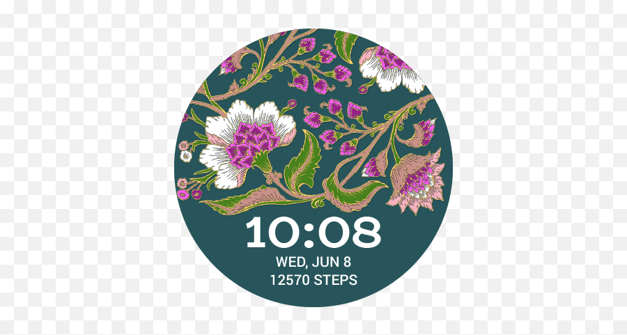 Wax Dye Flora Garmin Connect Iq - Language Emoji,Garmin Logo