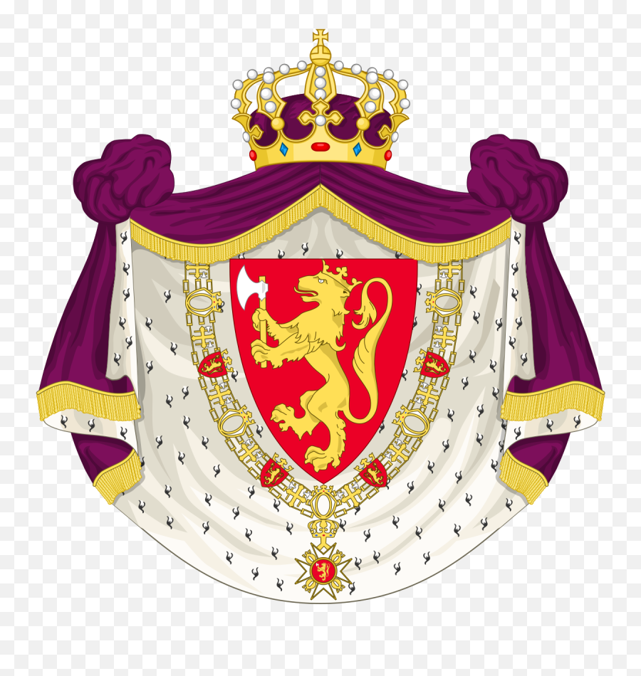 Coat Of Arms Of Norway - Wikipedia Norway Coat Of Arms Emoji,Gold Crown Logo