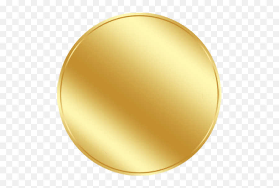 Gold Circle Frame Png - Gold Circle Png Emoji,Gold Circle Png