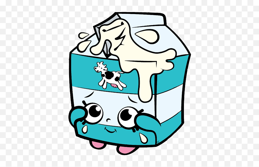 Shopkins Spilt Milk Coloring Pages - Spilt Milk Colour Shopkin Emoji,Milk Clipart