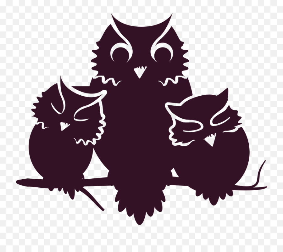 Owl Owlets Baby - Free Vector Graphic On Pixabay 12 1 Shs Gears Airsoft Emoji,Baby Silhouette Png