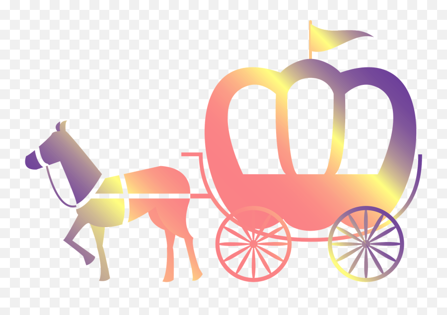 Pumpkin - Horse And Pumpkin Carriage Clipart Emoji,Horse And Carriage Clipart