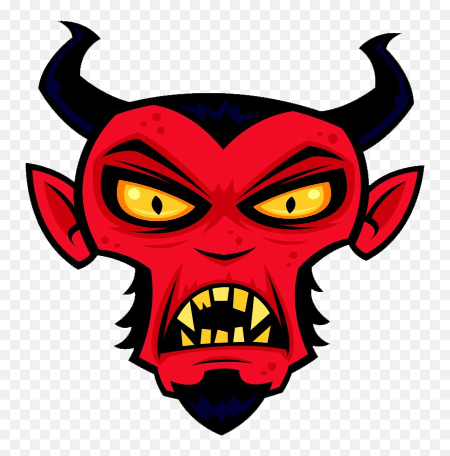 Download Demon Face Png Clip Art Freeuse Stock - Mad Devil Emoji,Demon Clipart