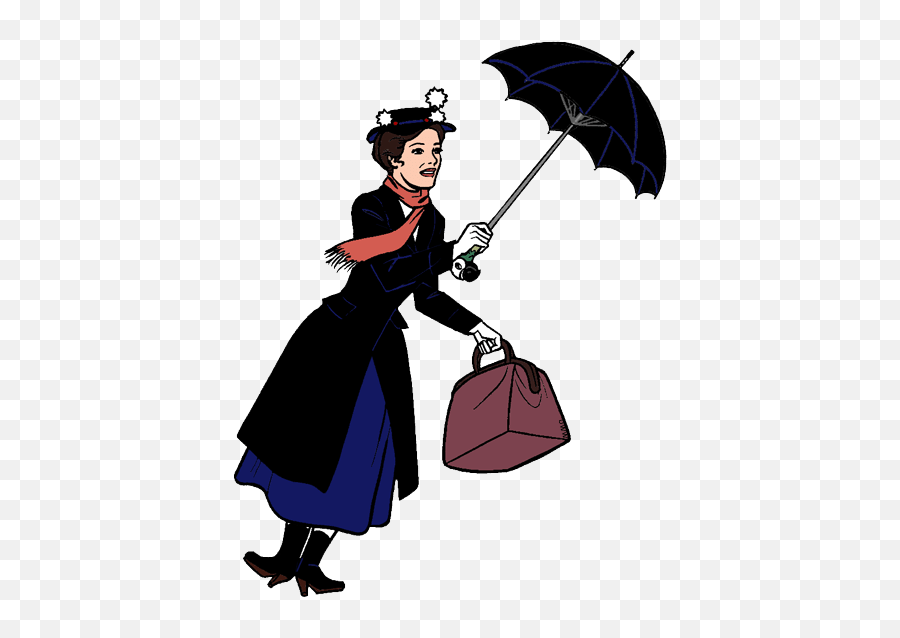 Disney Clipart Mary Poppins Pencil And - Character Mary Poppins Cartoon Emoji,Disney Png