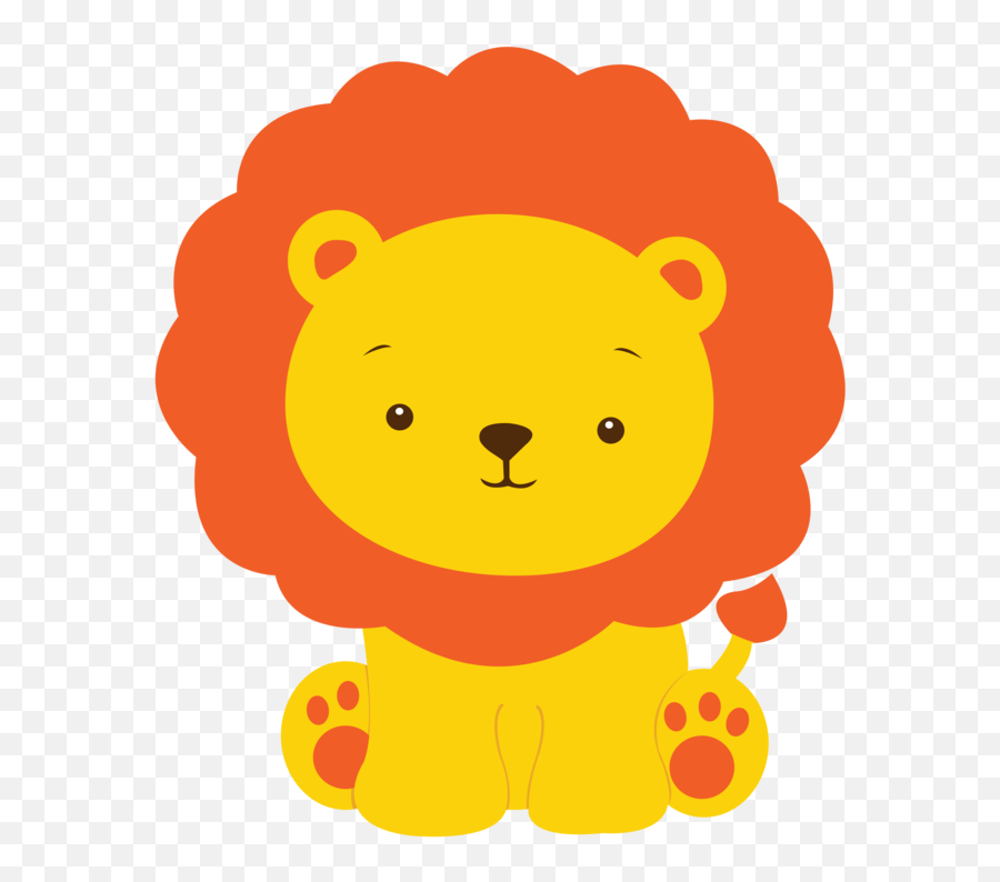 Lion Clip Baby Boy - Jungle Animals Baby Minus Transparent Emoji,Baby Jungle Animals Clipart