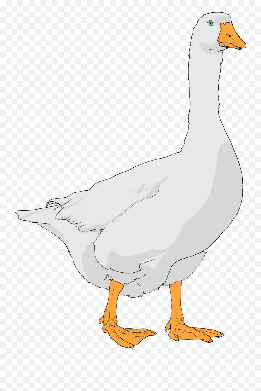 Goose Clipart - Public Domain Duck Logo Emoji,Goose Clipart