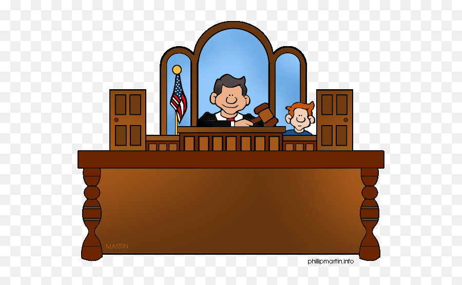 Court Clipart - Courtroom Clipart Emoji,Judge Clipart