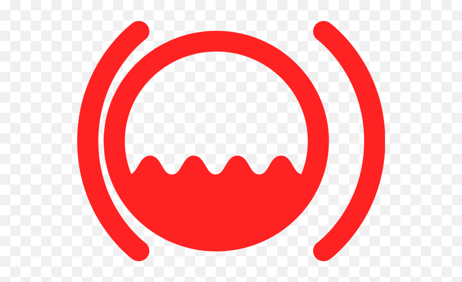 Dash Warning Lights - Red Amber Green Complete Guide Brake Fluid Symbol Emoji,Red Circle Transparent