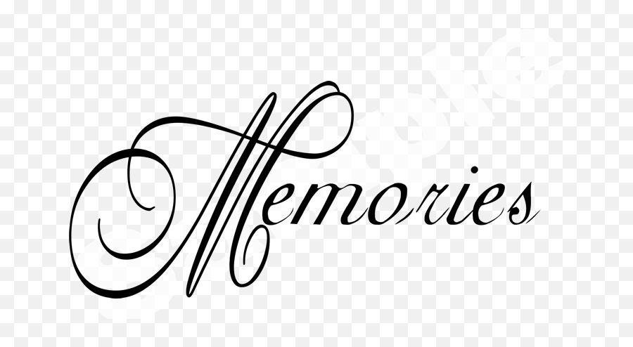 In Loving Memory Clip Art Transparent - Tulisan Memories Icon Png Emoji,In Loving Memory Png