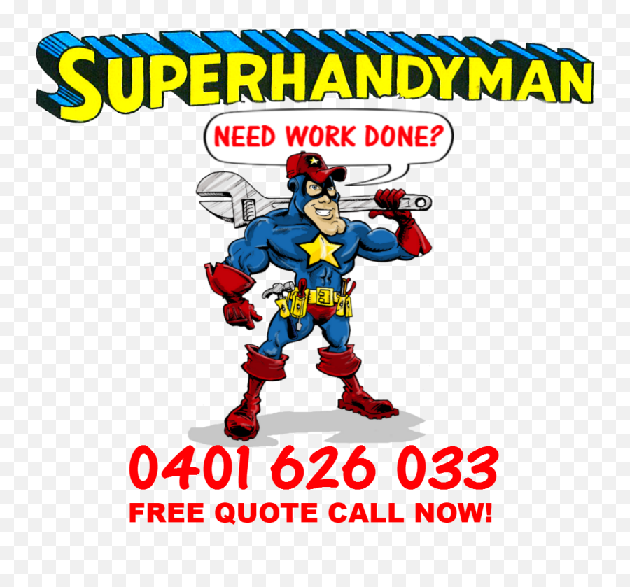 Handyman Clipart Roof Work - Super Handy Man Emoji,Handyman Clipart