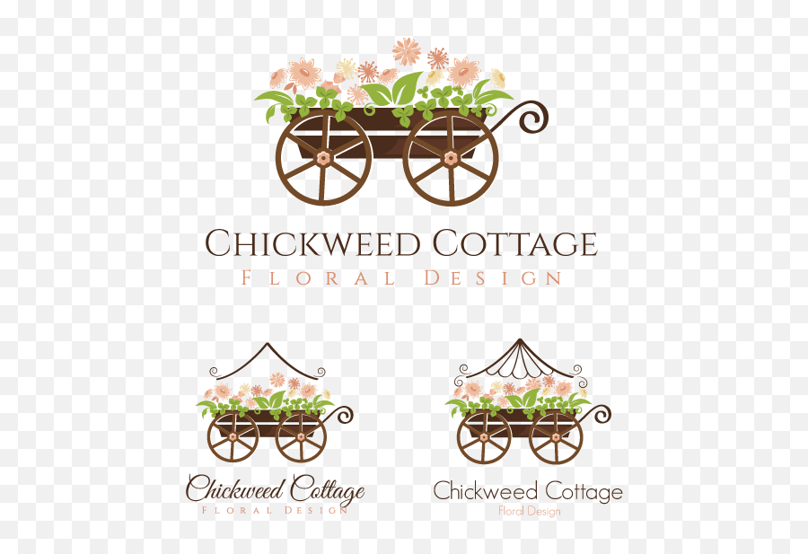 Floral Logo Design For Chickweed Cottage Floral Design By - Decorative Emoji,Floral Logo