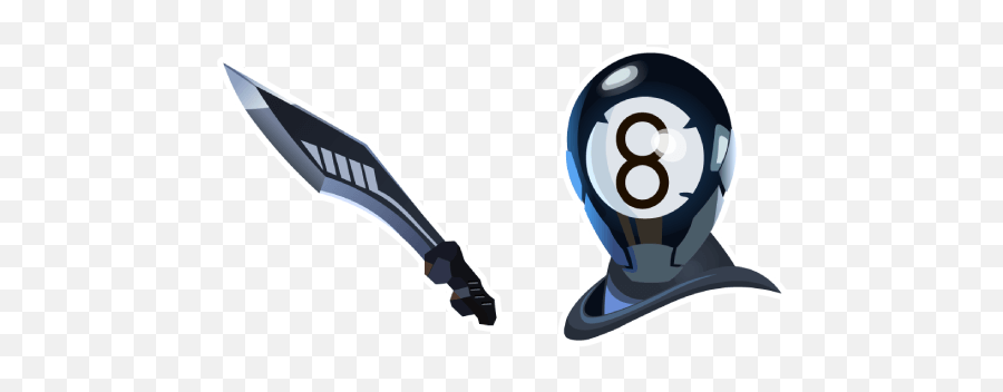 Fortnite 8 - Fictional Character Emoji,8 Ball Png