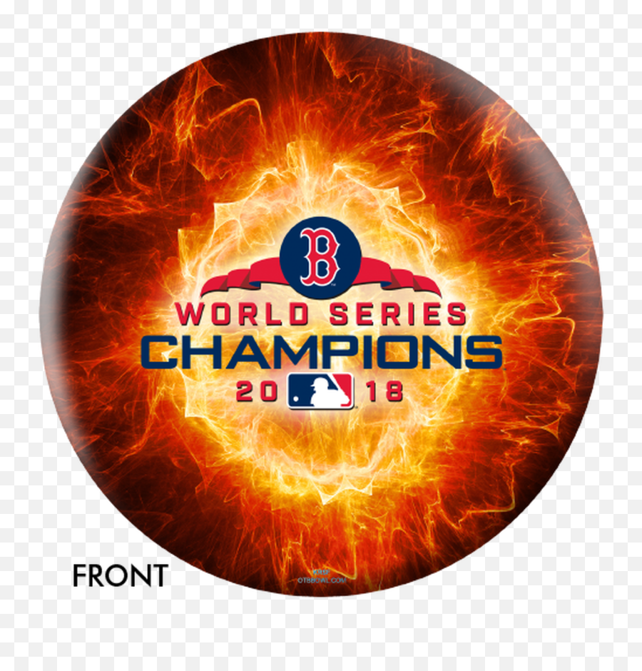 Otbb Boston Red Sox Bowling Ball 2018 - Red Sox World Series Logo 2018 Small Emoji,Boston Red Sox Logo