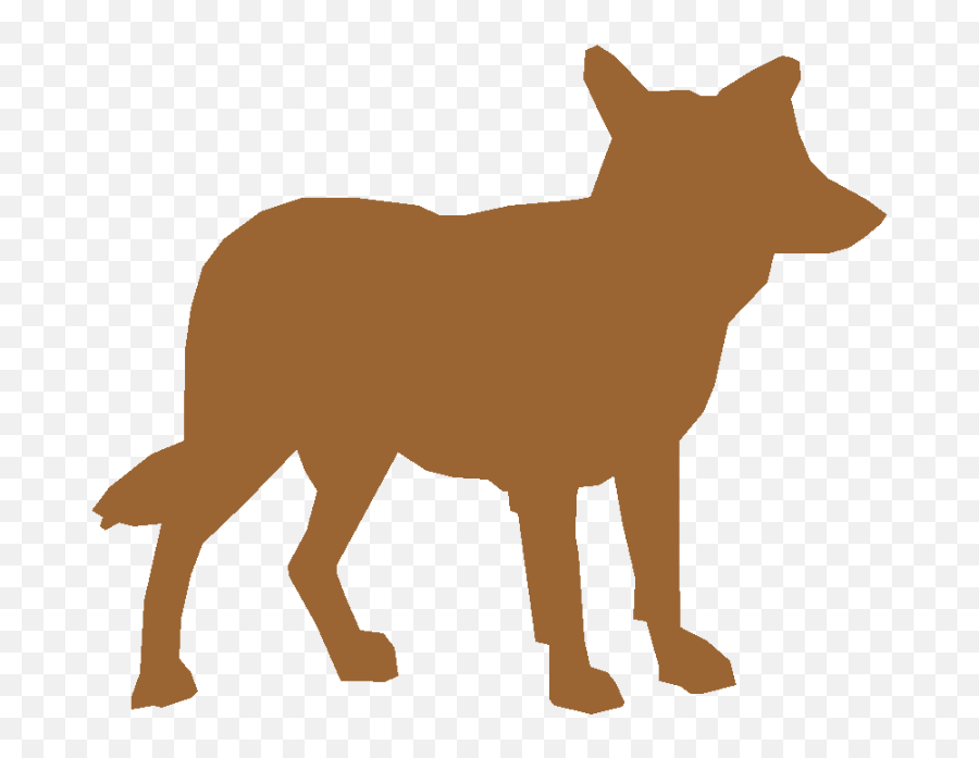 Openclipart - Pixel Coyote Emoji,Coyote Clipart