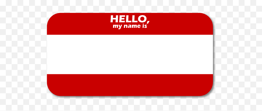 Hello My Name Png Image - Horizontal Emoji,Hello My Name Is Png