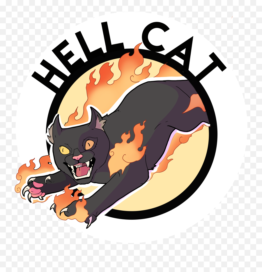 Hellcat - Fictional Character Emoji,Hellcat Logo